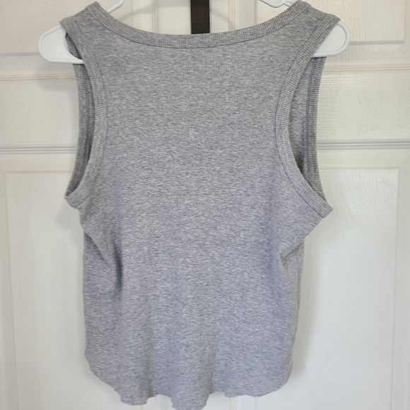 Daydreamer LA Woman's Sleeveless Tanktop, Size: Large Color: Grey - Picture 9 of 12